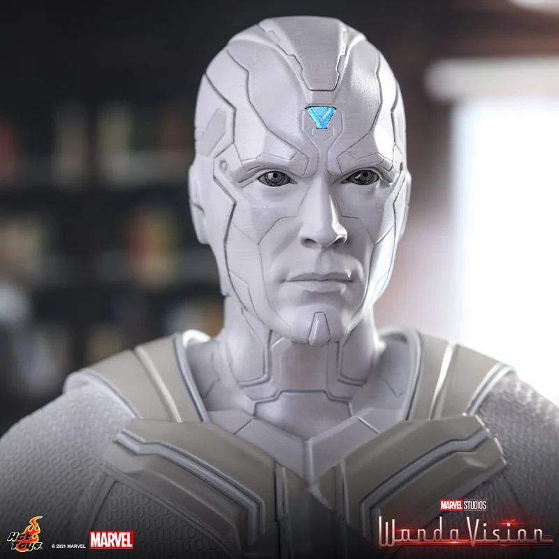

HotToys White Vision 1:6 Collectible Action Figure Premium Poseable Model from WandaVision Gift for Adult Collectors