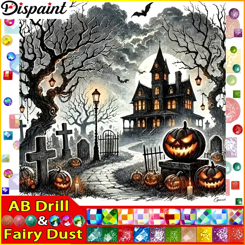 Dispaint Fairy Dust AB 5D Diy Diamond Painting Cross Stitch