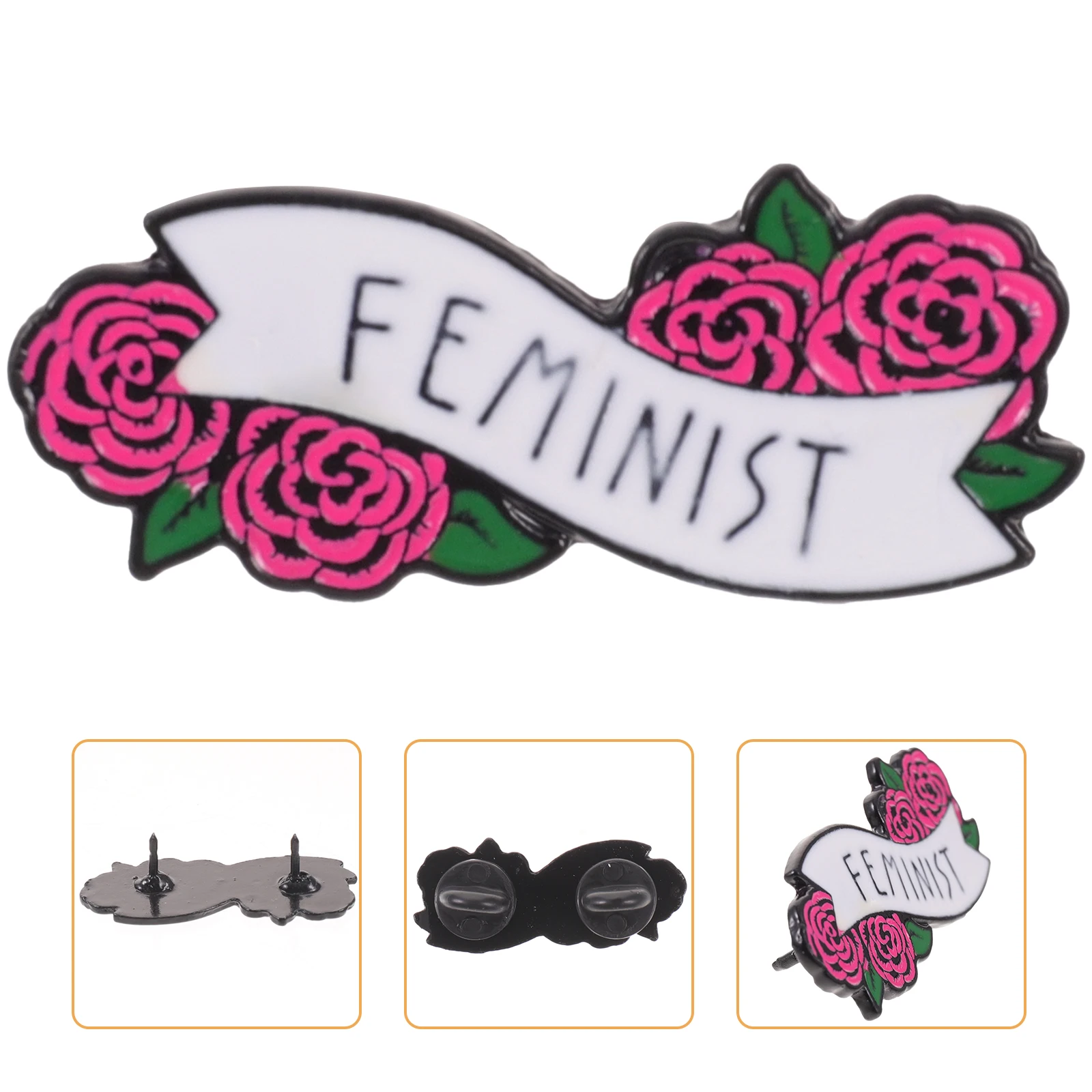 1 قطعة بروش سبيكة زهرة الورد الأنيق دبوس الصدر الزخرفية الدقيقة للنساء للجنسين الملابس الإكسسوارات دبوس الصدار