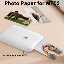 Original MT53 Self-adhesive Photo Paper 2x3 Inch Sticky-Backed Photo Paper For HPRT MT53 Pocket Mini color Photo Printer