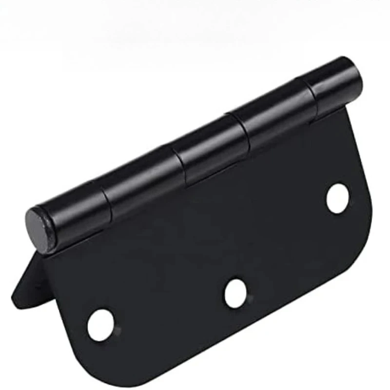 1pc Rounded Iron Black/silver/gold Hinges. Home Door 3.5inch Hinges. Household Hardware Accessories. Bathroom Door Hinge