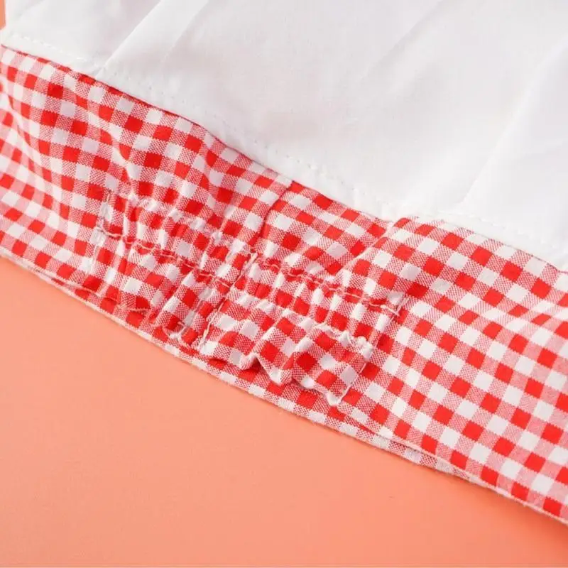 R66D 2 قطعة هدية استحمام لحديثي الولادة قبعة ومئزر ملابس أطفال طقم ملابس صور