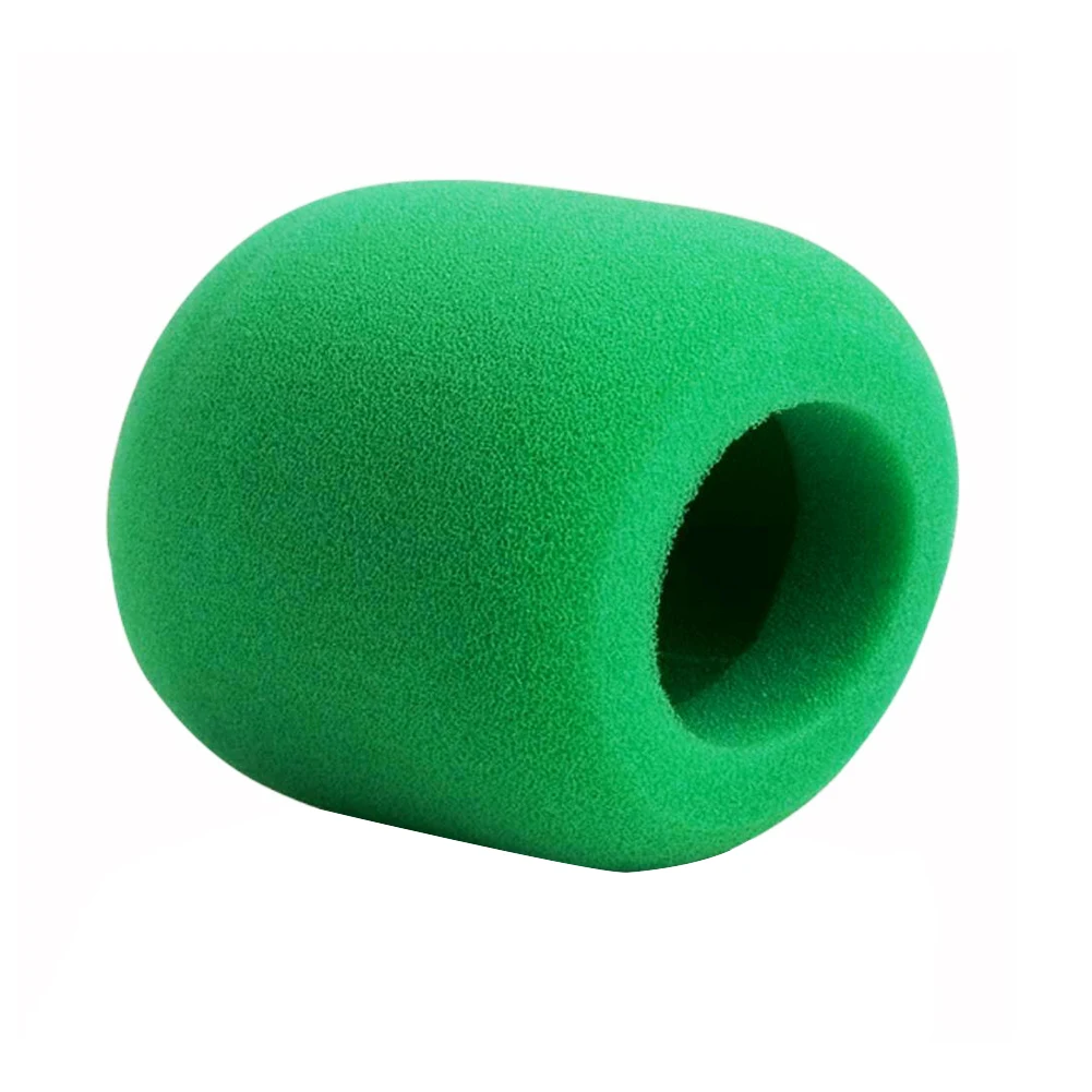 10 pçs microfone espuma microfone esponja capa profissional estúdio pára-brisas microfone boné