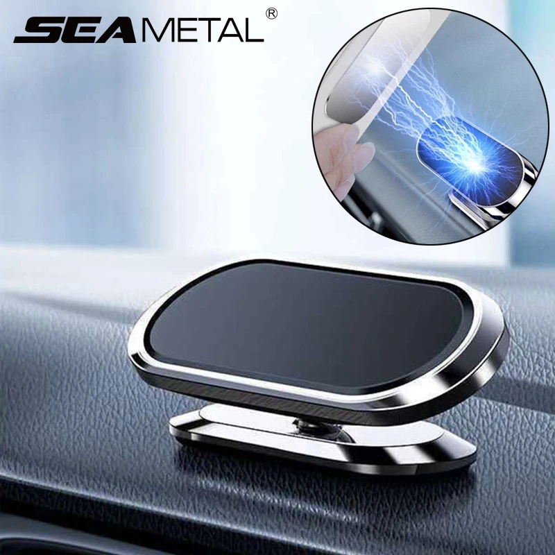 

360° Rotatable Magnetic Car Phone Holder Strong Magnet Dashboard Mount Universal Auto Phone Stand Hands-Free GPS Bracket for All