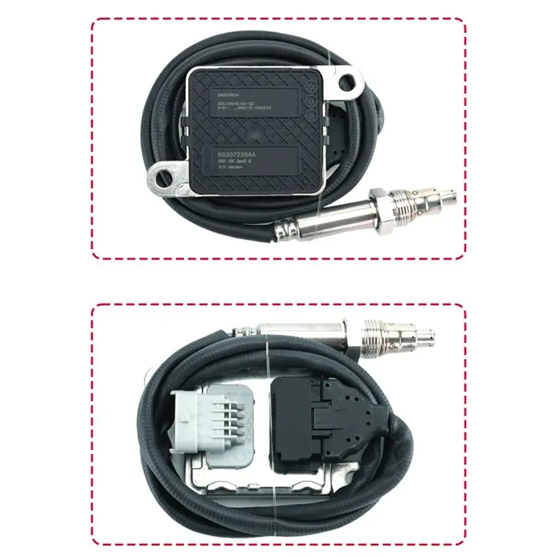 For Dodge Ram 2500 3500 6.7L L6 Compatible Nitrogen Oxide(Nox) Sensor- Part Number 68307226AA-N25R
