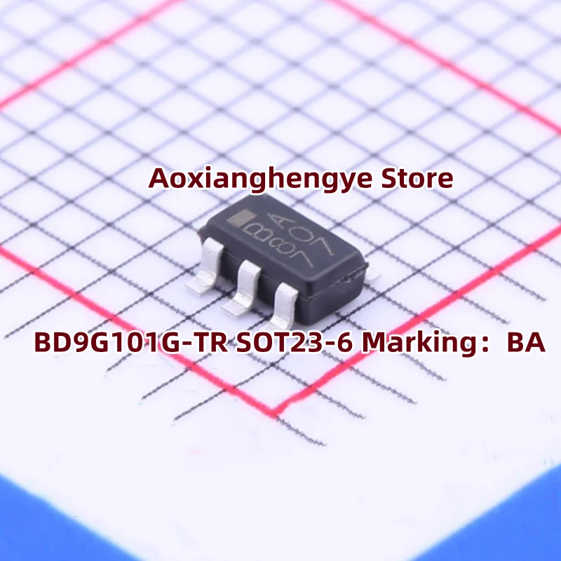 10PCS BD9G101G BD9G101G-TR SOT23-6（Marking：BA）Simple Step-down Switching Regulators with Built-in Power MOSFET