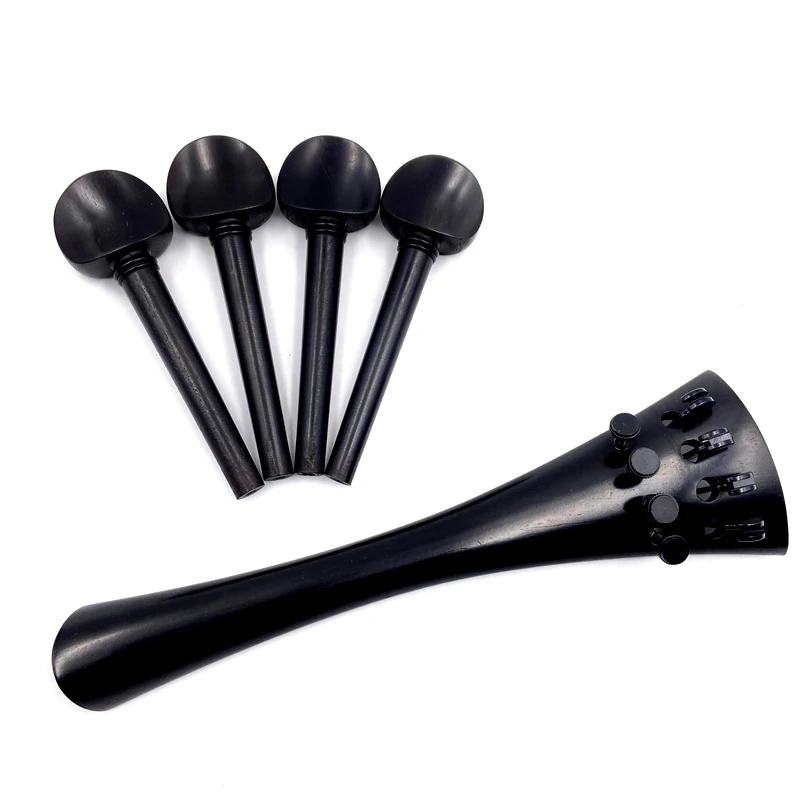 High Quality Cello Accessories Pegs Tailpiece With Finetuners Ebony wood Rosewood 4/4 Parts