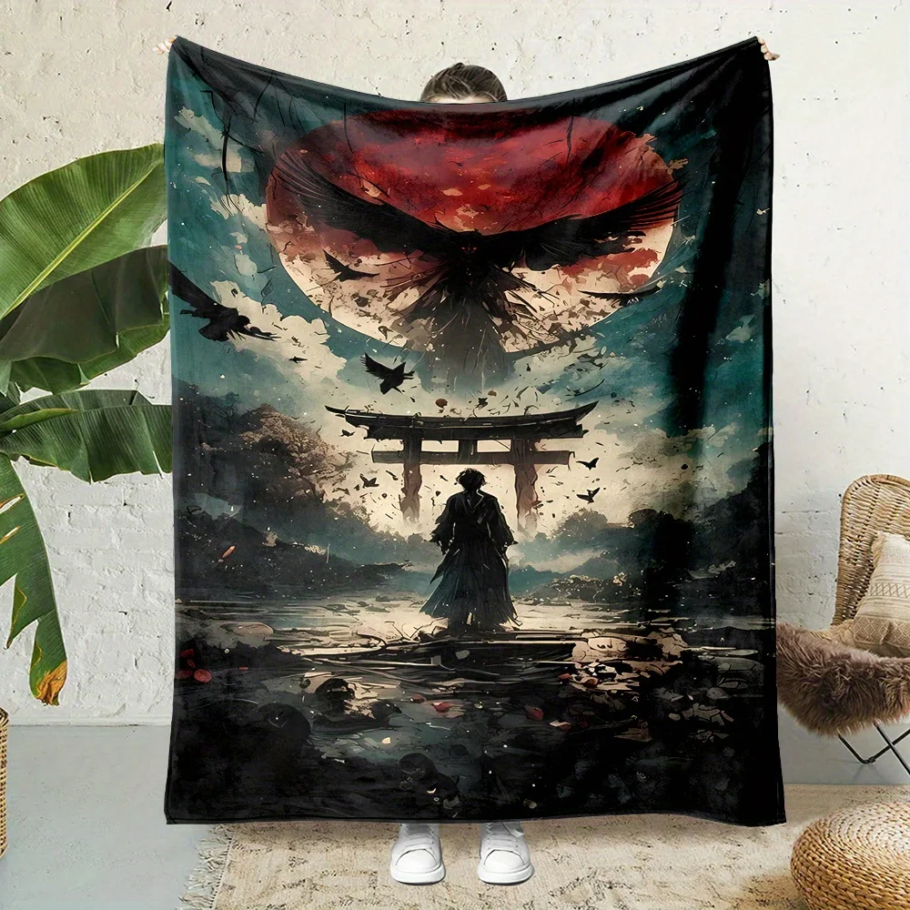 

Супермягкое одеяло Samurai and Torii Gate — идеально подходит для любителей искусства, стильное, удобное и идеально подходит для подарков