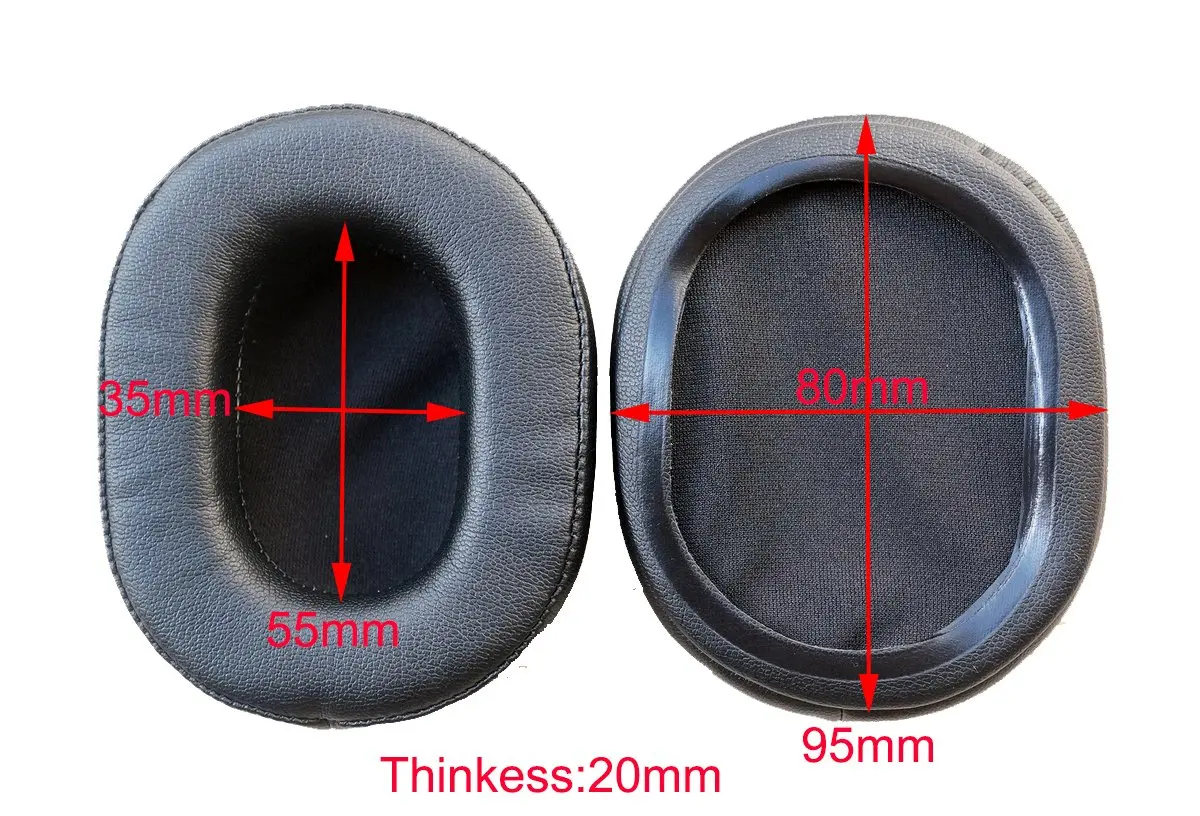 قطع غيار لإصلاح الوسائد الجلدية في-موتا ، وسادات أذن ، وسماعات رأس ، وسماعات رأس ، وسماعات رأس ، وسماعات رأس ، وأسود ، ومتوافقة مع تقنية الصوت ، و ، و GM ، و athmsr7c ، والمناطق ، و ath-msr7b