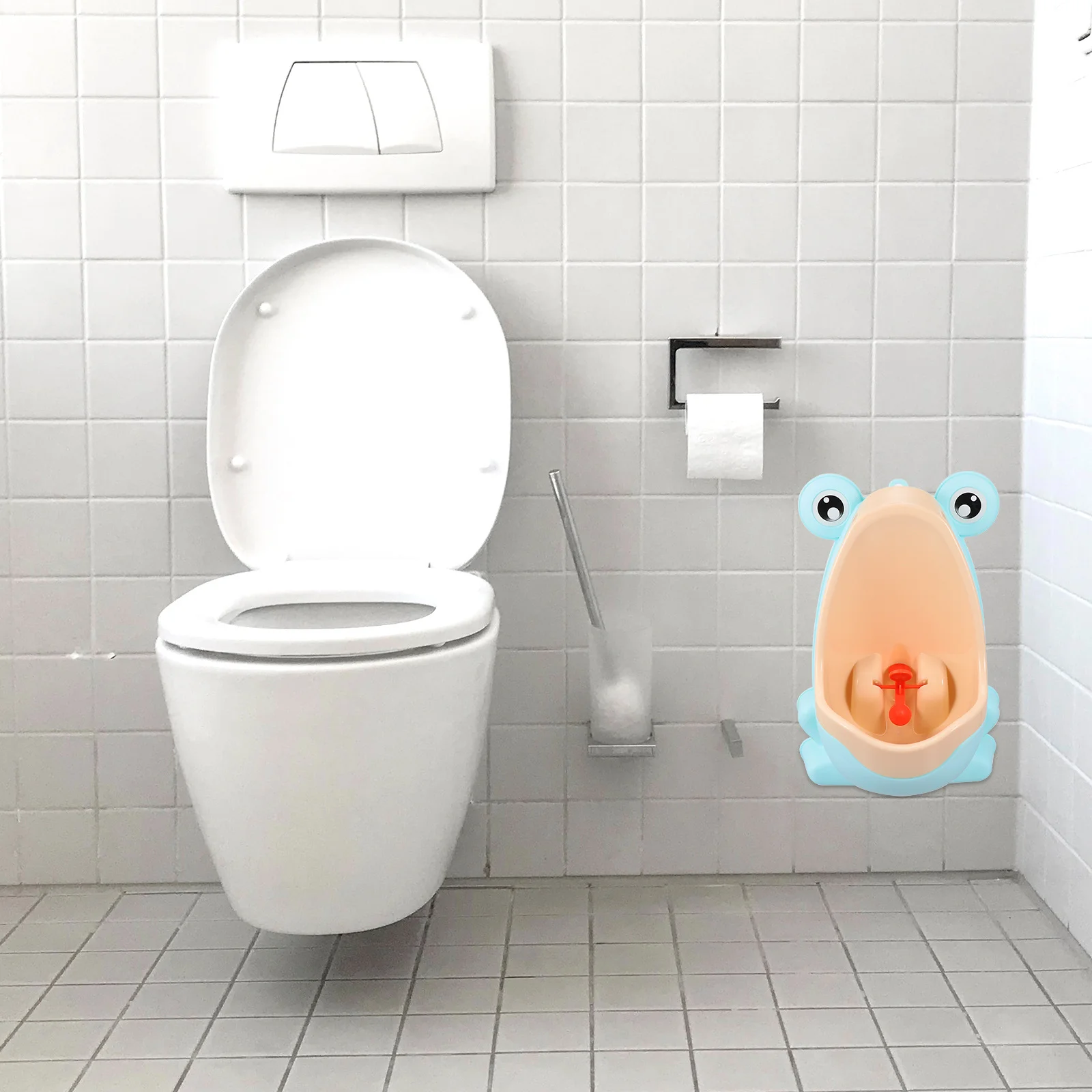

1Set Children Standing Potty Boy Training Urinal Cartoon Animal Design Adjustable Height Removable Easy Clean Pee Trainer