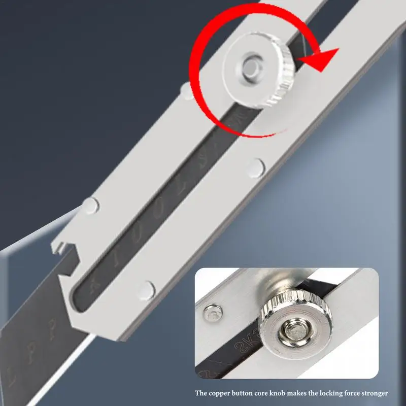 Многофункциональный Универсальный нож, универсальный домашний Мультитул с 30 режущими головками, выдвижной, из нержавеющей стали