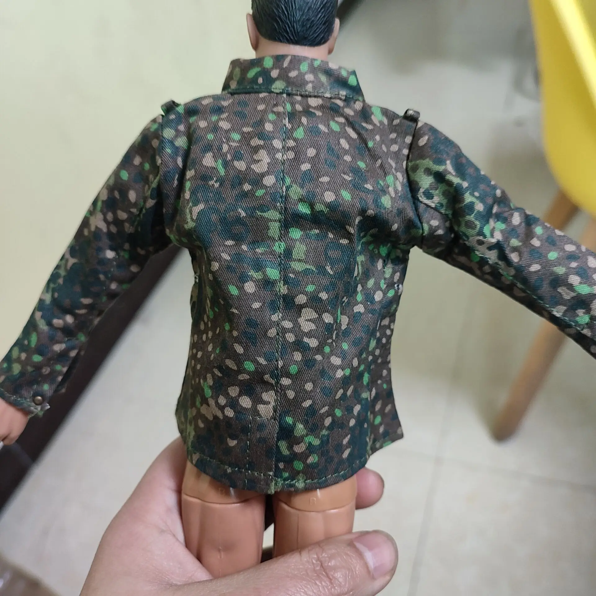 1/6 Soldier Action Figure Uniform uniforme militare tedesca WWII Pea Cam Combat Hat/Cap Coat Jacket Smock M43 pantaloni paracadutista