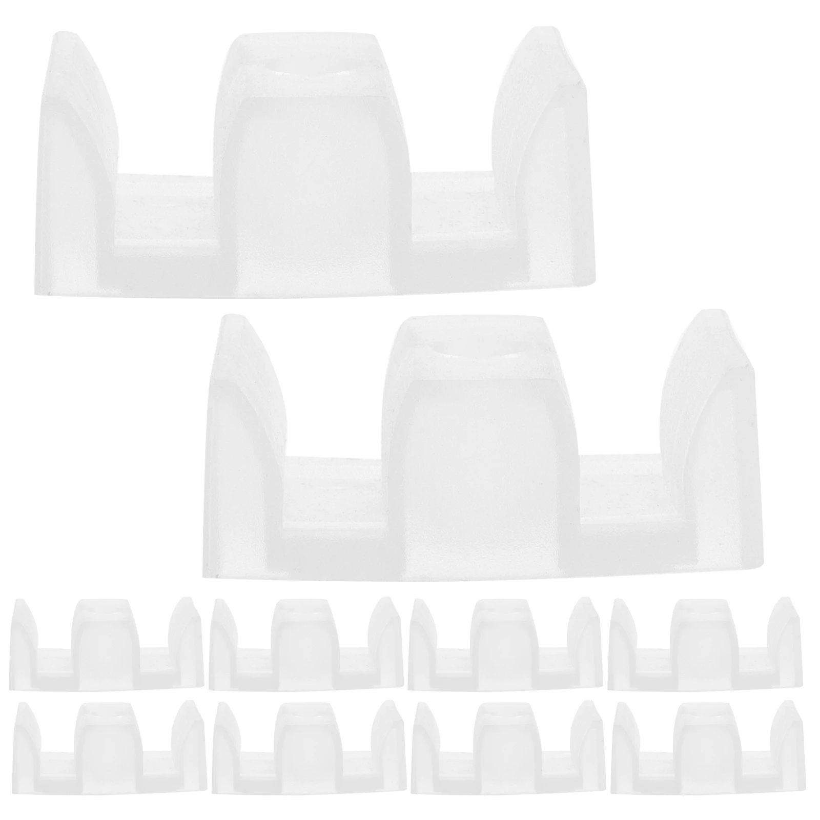 

10 Pcs Shower Room Mat Anti-collision Block Door Stopper Sliding Plastic Bumpers Blocks