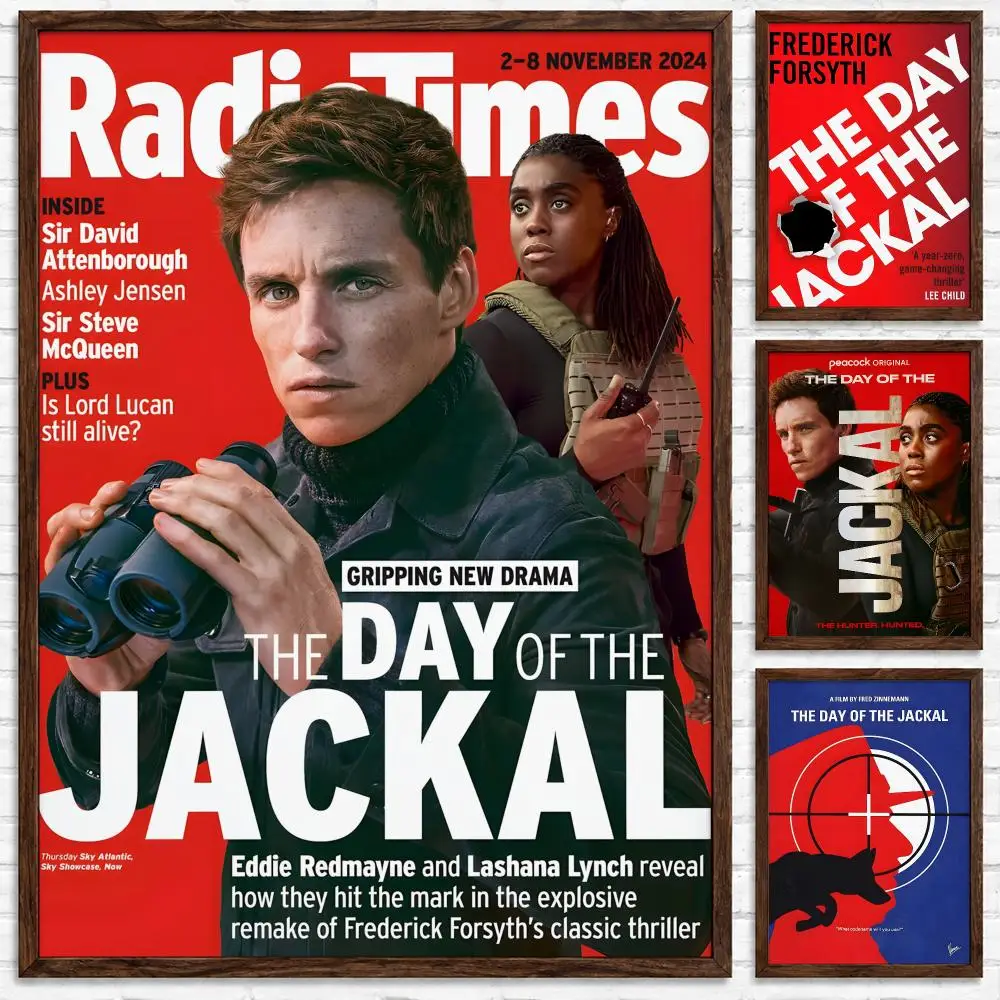 Intense Political Thriller TV Series The Day of the Jackal Poster Self‑Adhesive Waterproof Poster Sticker Wall Art Home Decor