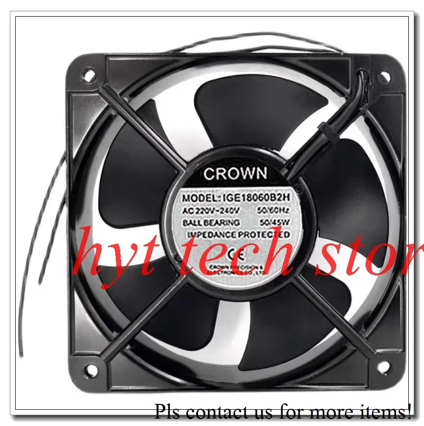 IGE18060B2H  220V  Axial flow cabinet cooling fan,tested before shipment
