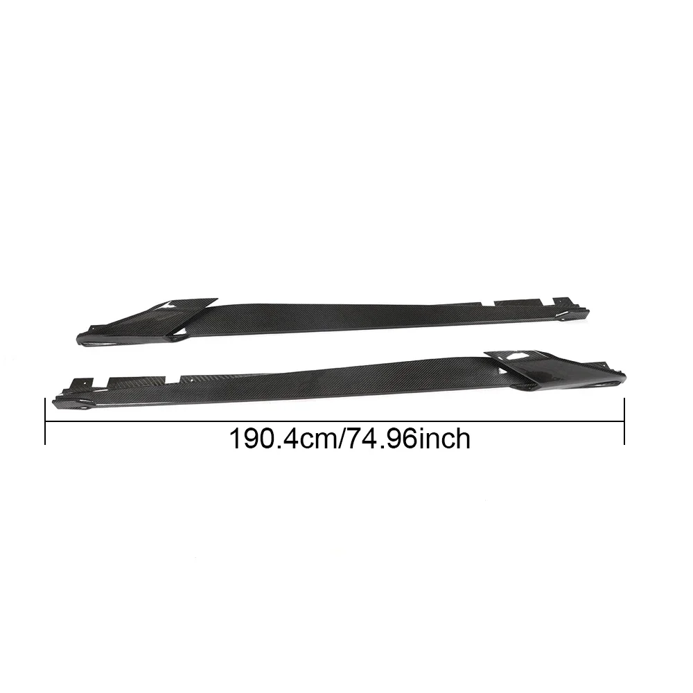 Carbon Fiber Side Skirt For Ferrari 488GTB Spider 2 Door 2015-2017 Body