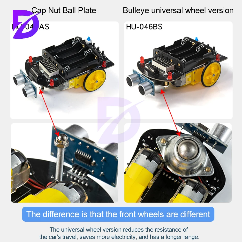بالموجات فوق الصوتية تتراوح تجنب العوائق سيارة متحكم ذكي سيارة البرمجة لتقوم بها بنفسك طقم لحام #6