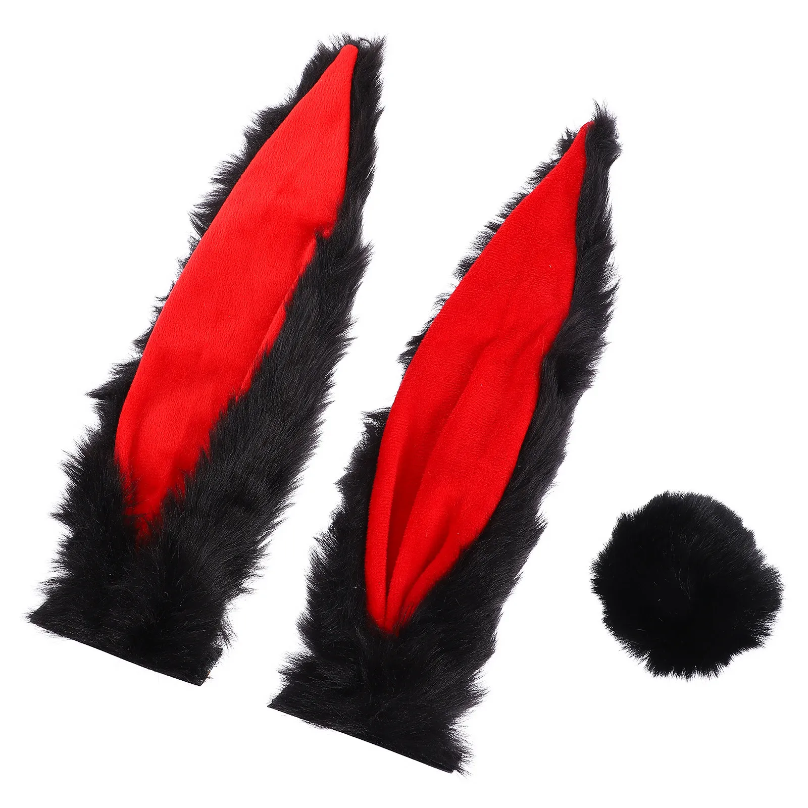 

1Set Decorative Bunny Ears Long Service Life Simple Installation Ornaments for Motorbike Scooter Electric Bike