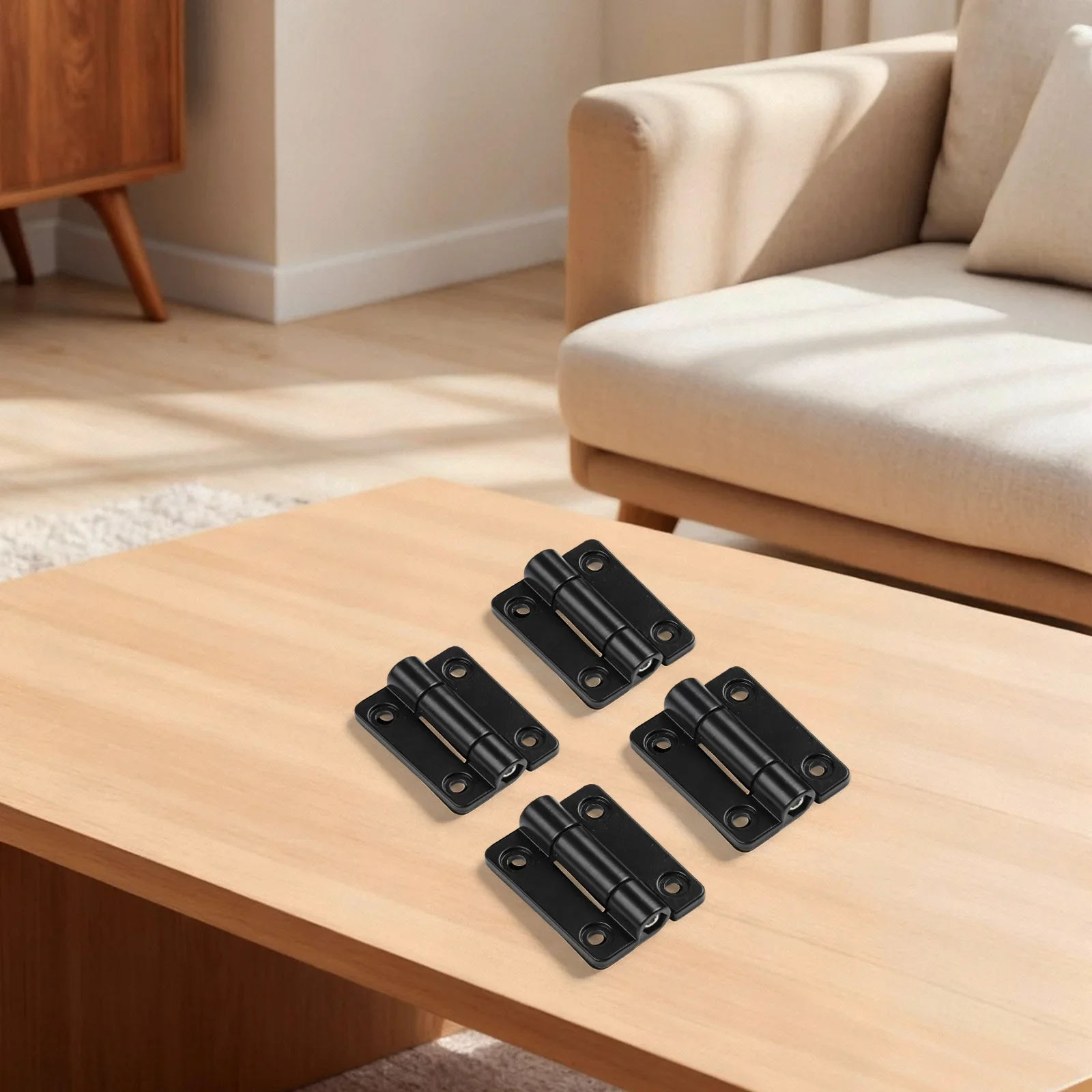 4-piece Set Of Limited Flat Hinges, Hardware Butt Hinges, Adjustable Torque Damping Hinge Shafts, Shed Hardware Hinges Tools