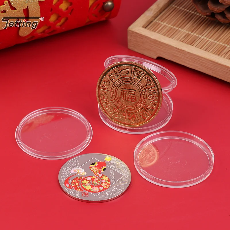 1Pc 3D Relief New Year Coin 2025 Year Of The Snake Commemorative Coins Chinese Zodiac Medals Collectibles Coins