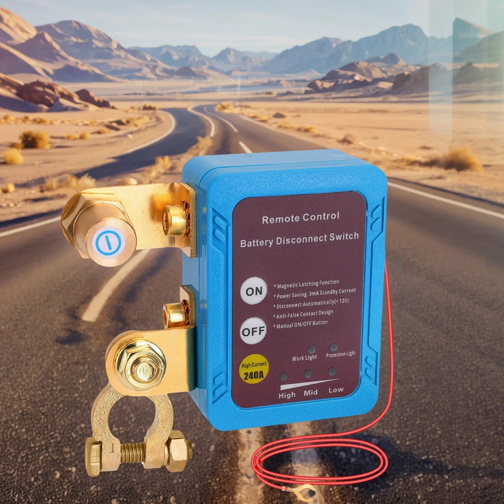 12 فولت/240A لاسلكي مزدوج عن بعد مقاومة التآكل بطارية السيارة قطع التتابع ماستر قطع التبديل للقوارب RVs المقطورات الدراجات النارية