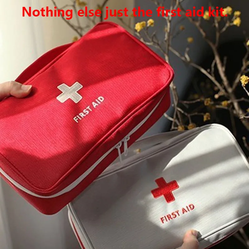 First Aid Kit Travel Portable Emergency Survival Bag Handbag Compact Rescue Tote Bag Medicine Storage Bag Durable Trauma Bag