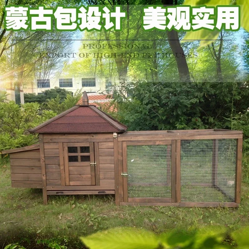 Household House Rabbit House Wooden Dog Kennel Cat Pet Room Hot Factory Direct Sales Cross-Border