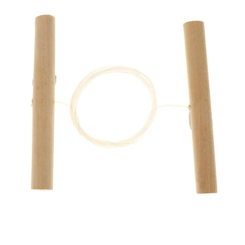 Art Tool Wire Clay Cutter Pottery Ceramic Tool Sturdy Nylon Strand Wood Grip for Cutting Clay Soap and Soft Wax