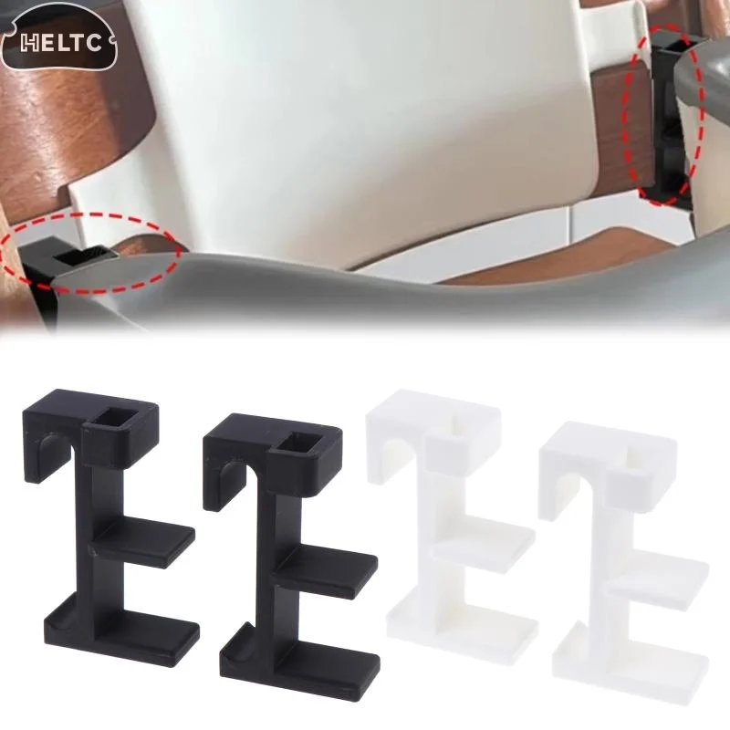 1 par de fixadores de conexão para cadeira de bebê, brancos, de alta qualidade, em ABS, compatíveis com cadeira alta Stokke Tripp Trapp antes de 2003