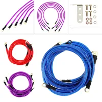 Kit de sistema de cables de conexión a tierra, Cables de tierra universales para coche, mejora el rendimiento, Universal, 5 puntos