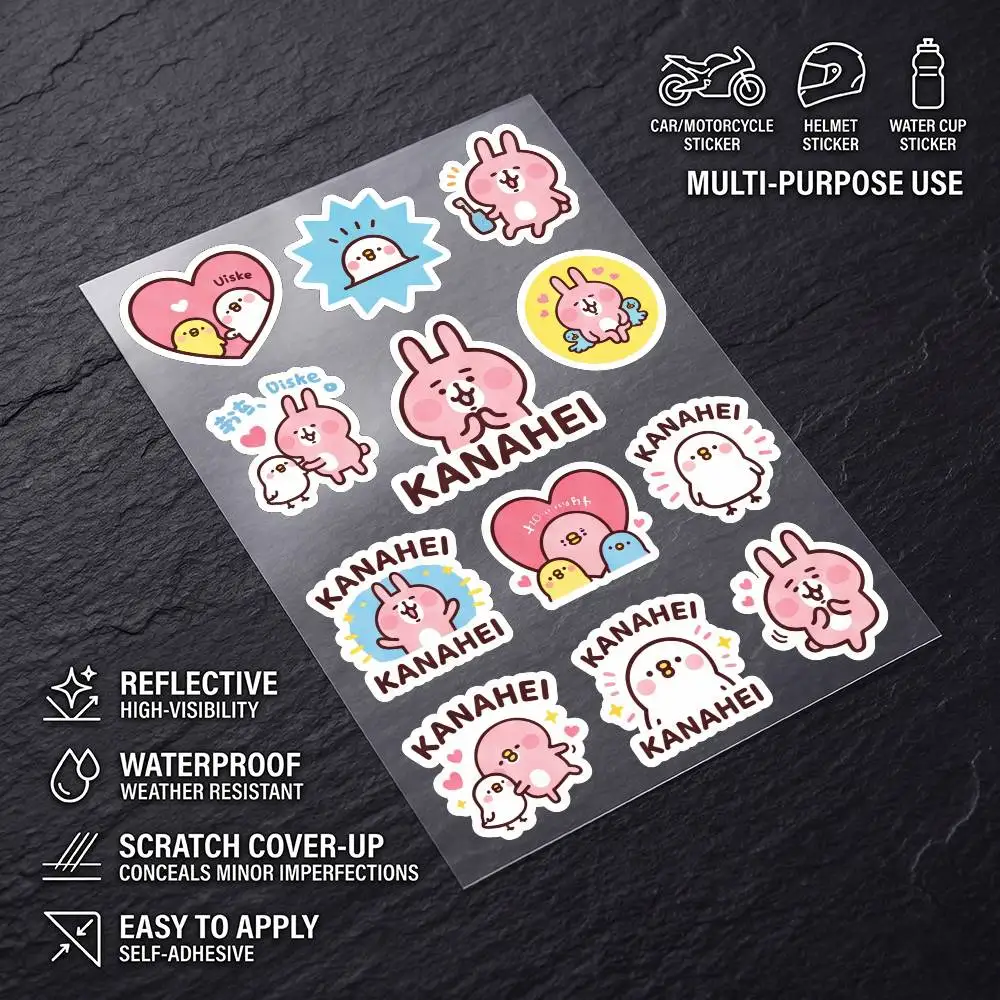 K-KANAHEI-I Waterproof Reflective Scratch Cover Sticker Universal Decor Decal For Car Motorcycle Helmet Refrigerator