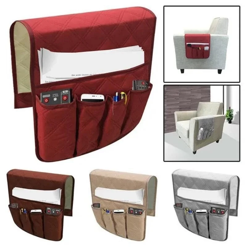 Divano impermeabile divano sedia bracciolo Organizer divano braccio Caddy vassoio Tidy Hanging Storage Bag Table Cabinet Pocket per TV Remote