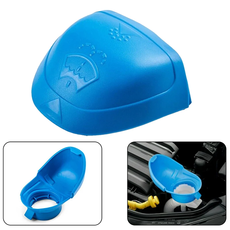 Car Wiper Washer Fluid Reservoir Tank Bottle Cover Cap Lid Plastic Blue For Audi For VW SKODA 6V0955485 6V0 955 485