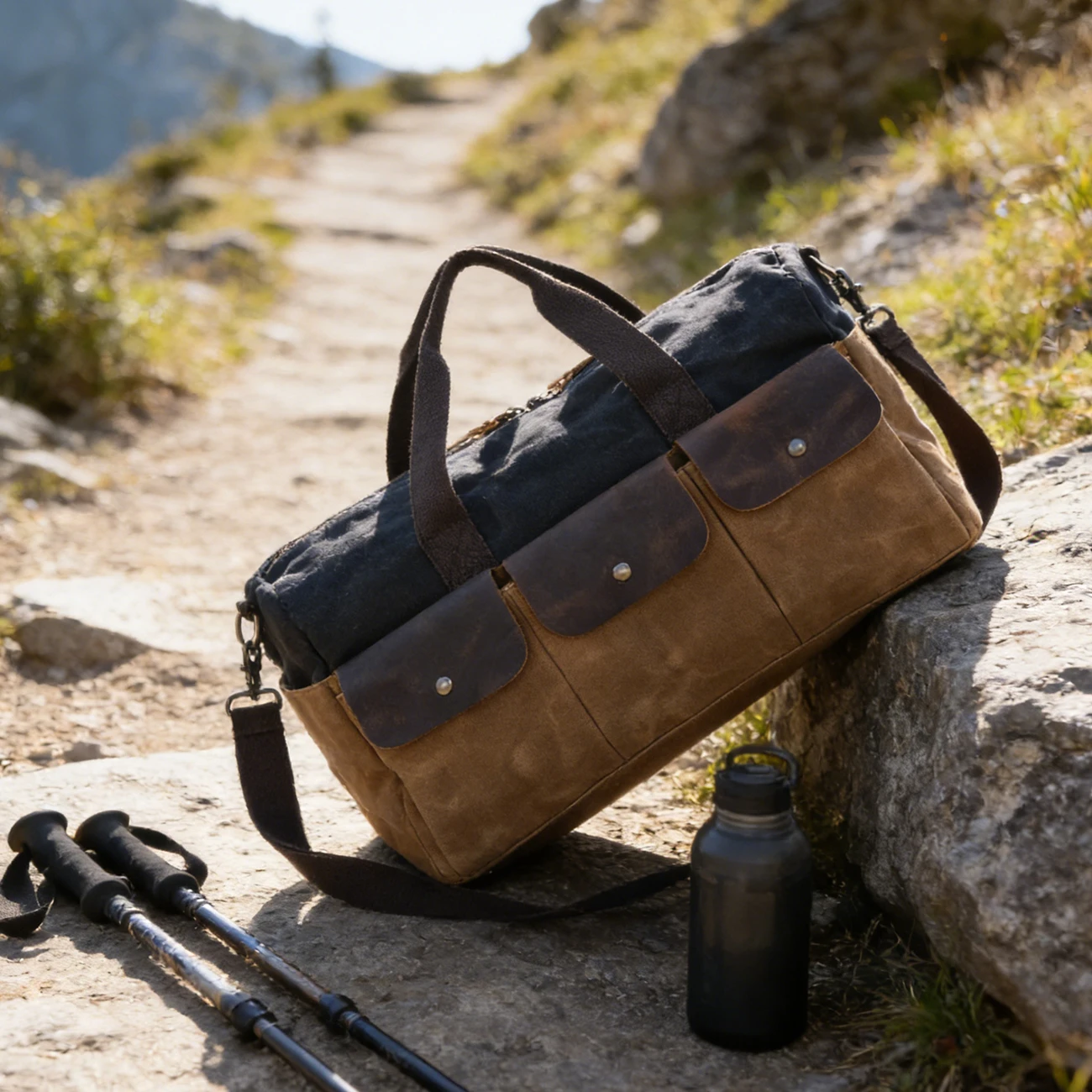 

Холщовая спортивная сумка в стиле ретро, мужская дорожная сумка Weekender, спортивная сумка, ручная сумка через плечо для коротких поездок