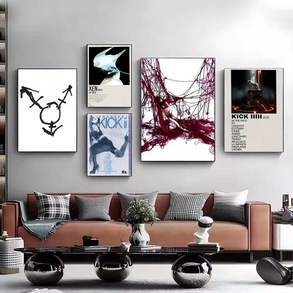 Arca Kick IIIII Singer Poster HD Wall Art Aesthetic Home Decor for Living Room Bedroom Café Office Stylish Gift