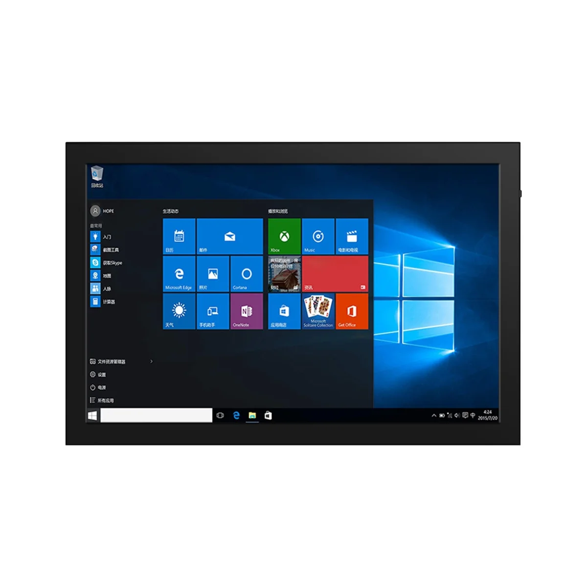 10.1 Inch Touch Screen LCD Display with Metal Case for Raspberry Pi 3B+/4B Jetson Nano PC ,EU Plug