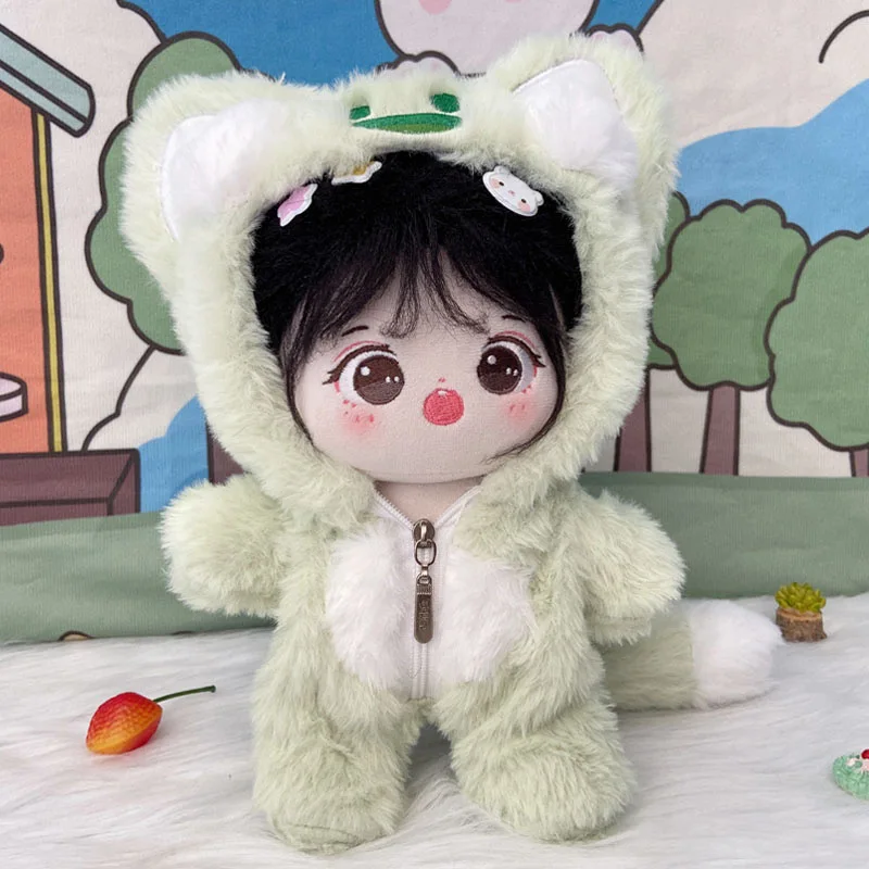 

Dudu Cat 20cm Cotton Doll Clothes Cute Plush Jumpsuit Toy Doll Clothes Humanoid Doll Dress Up Creative Surprise Gift Accessories