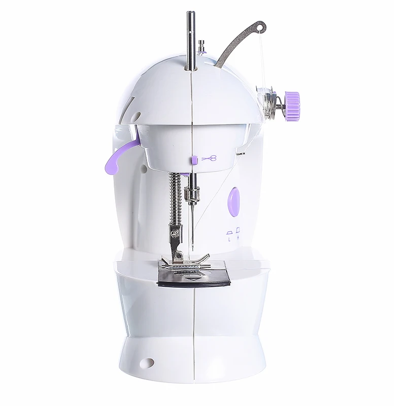 Fully Automatic Mini Electric Sewing Machine With Light Portable Sewing Toy For Beginner Sewing Kit For Household Birthday Gifts