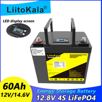 LiitoKala 12V 90Ah 100Ah 12.8V120Ah/150Ah/200Ah/240Ah/300Ah LiFePO4 Battery For RV Campers Golf Cart Off-Road Off-grid