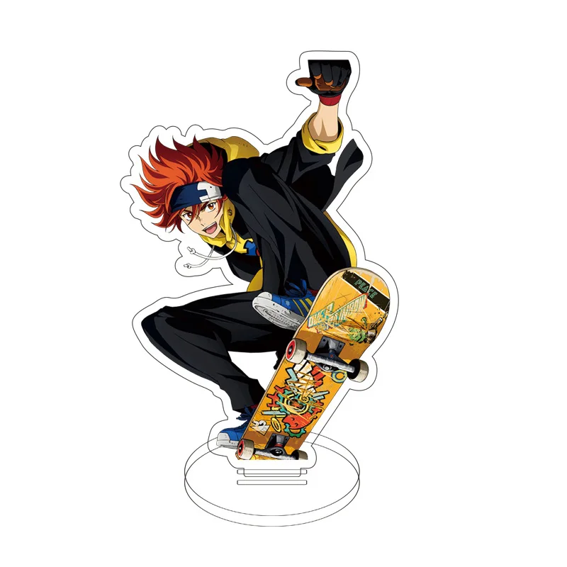 日本アニメインフィニティスケートボード SK インフィニティフィギュアアクリルスタンディングプラークデスクトップスタンディングサイン装飾品ファンギフト