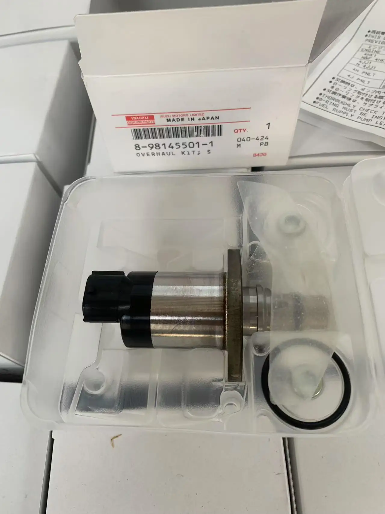 

Genuine New Diesel Fuel Injector SCV Kits 294200-4750, 8981455011, 8-98145501-1