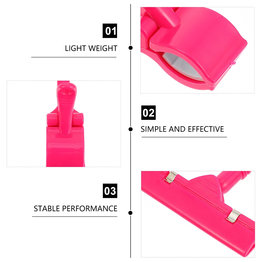 8 قطعة حامل بطاقة السعر البلاستيكية 360 درجة قابل للتعديل قابلة لإعادة الاستخدام التسمية المشبك لعرض علامة الرف مقاطع الرأس المزدوجة حامل التسمية