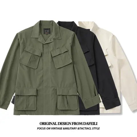 Og 107 ripstop slant pocket jungle fatigue m65 field women m43 Cargo m51 air force army coat cotton utility Bdu jacket for men