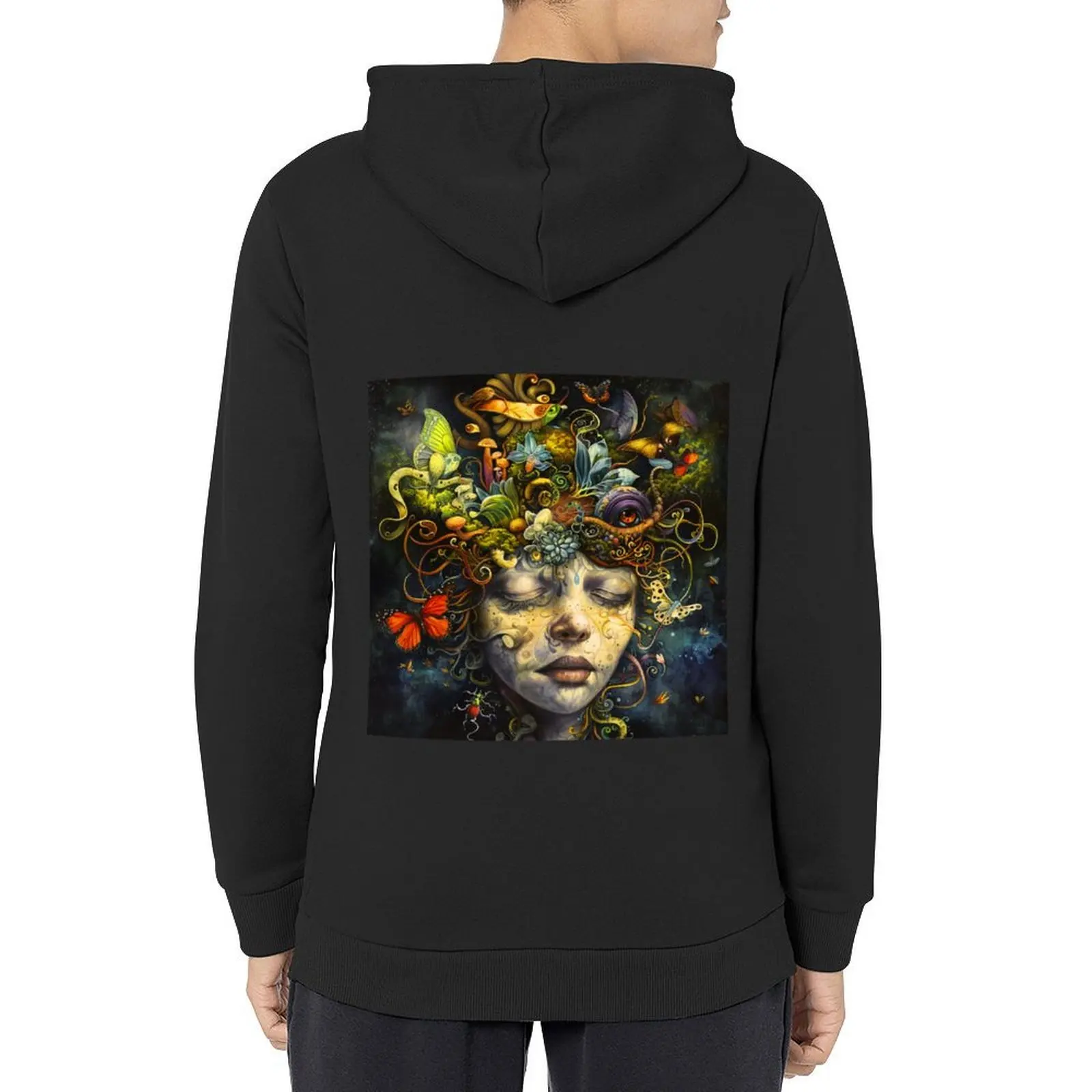 

Butterfly Mind Hoodie men's coat autumn clothes male clothes winter clothes hoodie for men