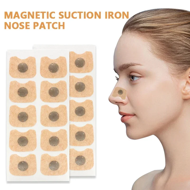 

30Pcs Nose Breath Patch Magnetic Suction Iron Nasal Strips Increase Air Improve Sleep Quality Reduce Snoring Tools