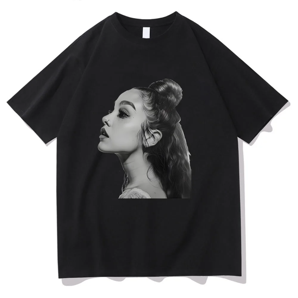 Ariana Grande T-shirt Graphic Printing Gothic High Quality Tee-shirt Short Sleeve Hip Hop Tshirt Ropa Mujer Cotton Casual Tees