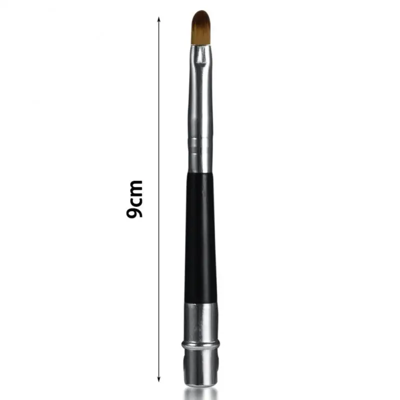 Pinceau à lèvres argenté avec manche en métal, 1 à 10 pièces, stylo, rouge à lèvres, brillant, durable, outils de maquillage de beauté