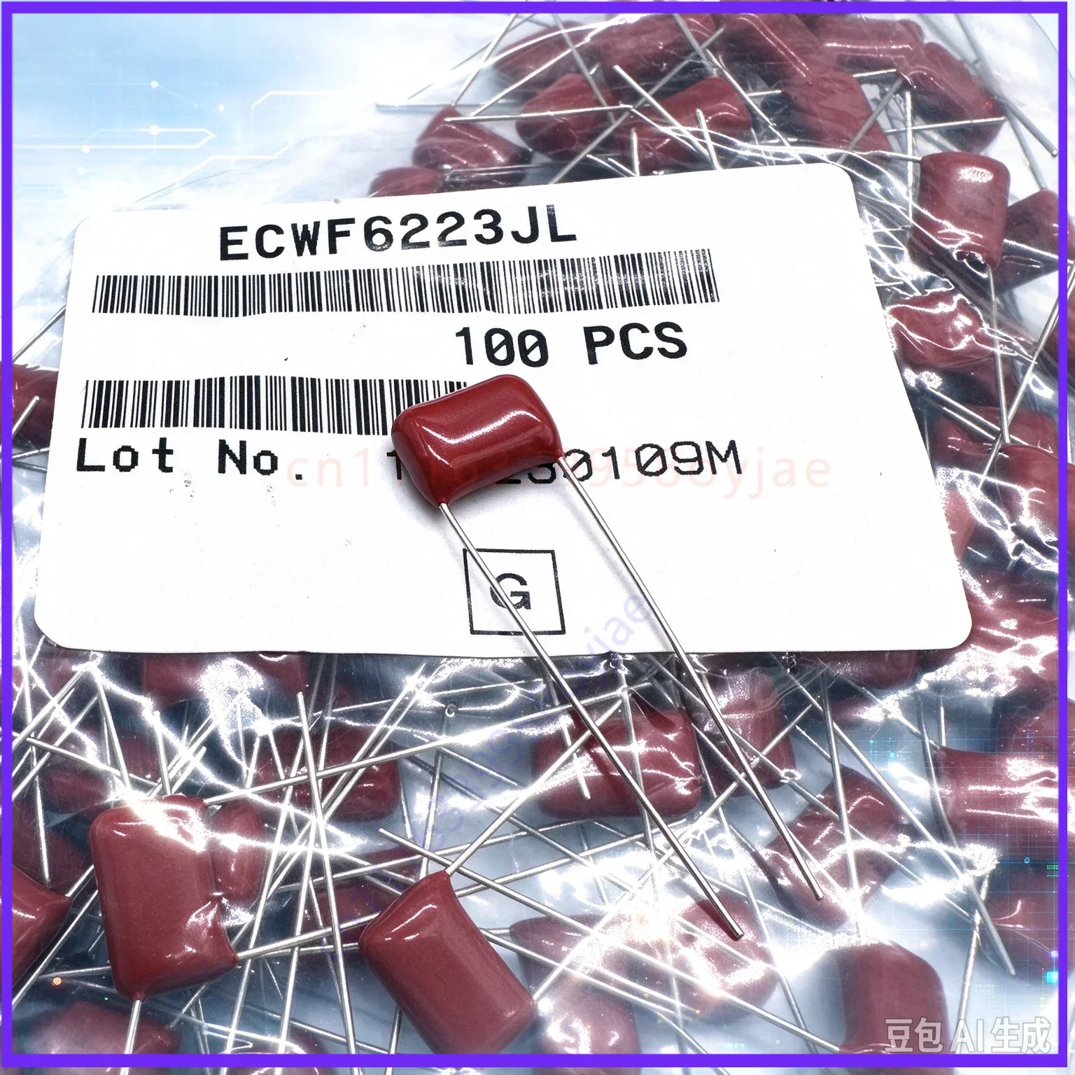 Film for Japan Panasonic ECWF CBB Capacitor 223 22nF 0.022uF 630V P10 High Frequency  200pcs