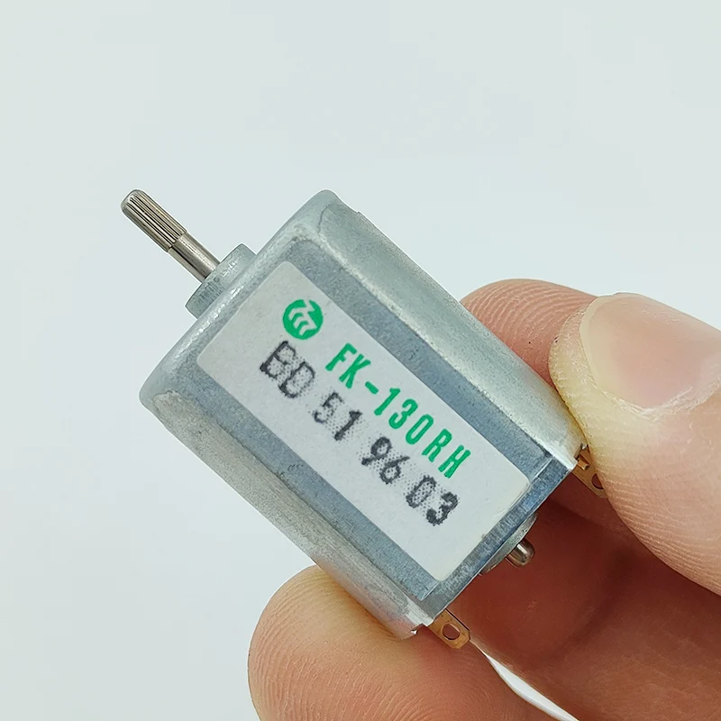 Mabuchi FK-130RH-09490 Micro 130 Electric Motor DC 6V-12V 7000RPM Mini 20mm*15mm Splined Shaft Motor for Car AV CD DVD Device
