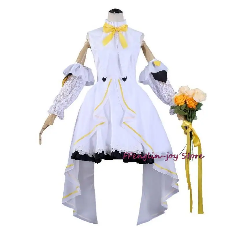 Youtuber Vtuber Nijisanji En Obsydia Petra Gurin Cosplay Costume Wig Anime Frost Penguin 1st Anniversary Dress Halloween Suit